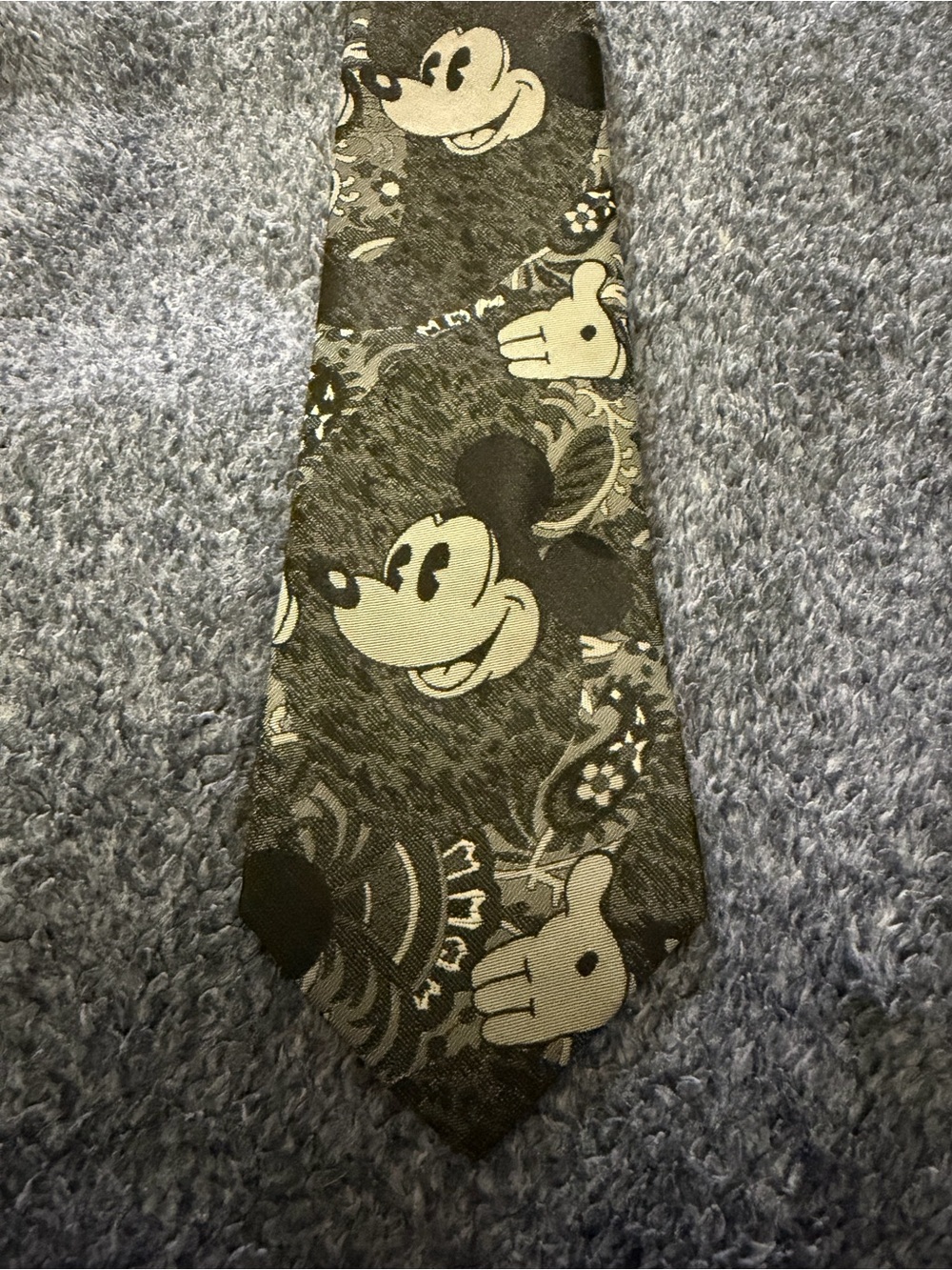 Vintage Disney Mickey Mouse Novelty Necktie Designed by Cervantes